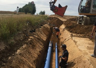 Neubau der Verbindungswasserleitung in Leonberg